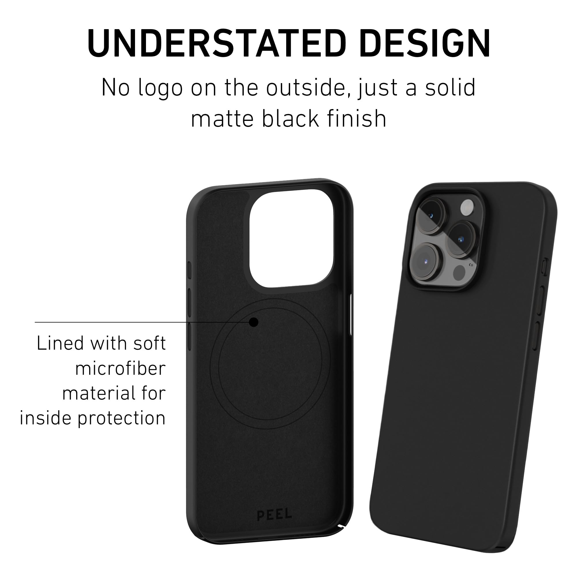 Magsafe対応 iPhone 15 Pro 用 ケース マグネット ブラック Amazon.co.jp: PEEL iPhone 15 Pro用磁気ケース (ブラック) – MagSafe